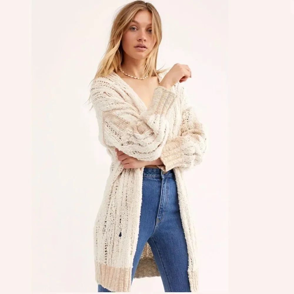 NEW FREE PEOPLE TEARING UP MY HEART CARDI CARDIGAN